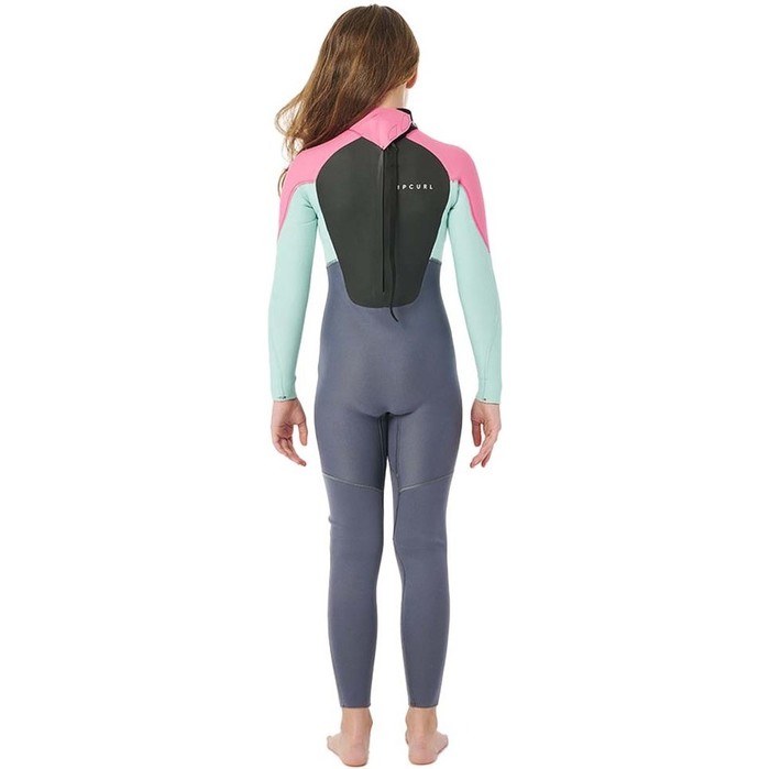 2023 Rip Curl Junior Omega 3/2mm Back Zip Wetsuit 114BFS - Pink